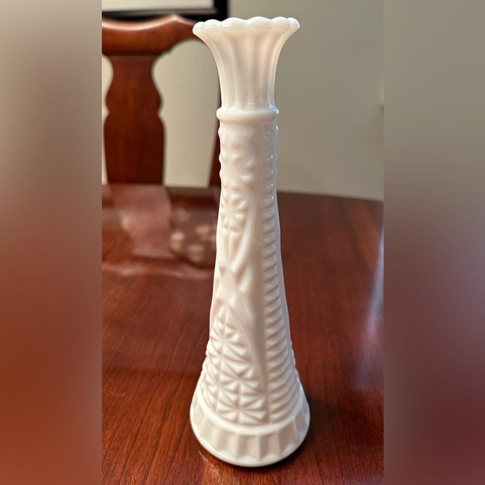 Anchor Hocking Milk Glass Vase